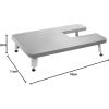 imageSINGER Gray Sewing Machines Extension Table for Heavy Duty Sewing Machines 4411 4423 4432 4452 5511 5523 5532 6335 to sew Larger Projects with Ease Professional Results Foldable Leg