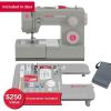 imageSINGER Heavy Duty 4452 High Speed Sewing Machine With Accessory Kit  Strong Motor with Enhanced Piercing Power 110 Stitch Applications Full Metal frame 1step Buttonhole ampamp LED Lights4452  Holiday Bundle