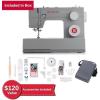 imageSINGER Heavy Duty 4452 High Speed Sewing Machine With Accessory Kit  Strong Motor with Enhanced Piercing Power 110 Stitch Applications Full Metal frame 1step Buttonhole ampamp LED Lights4452