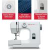 imageSINGER M1000 Mending Machine  Compact Lightweight ampamp Portable With 32 Stitch Applications ampamp LED Light  Great for Light to Medium Weight Fabrics ampamp Repairs  BlueWhite