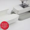 imageSINGER M1150 Lightweight ampamp Portable Sewing Machine With 45 Stitch Applications LED Light ampamp 4step Buttonhole  Used for Mending and SewingM1150 White