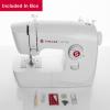 imageSINGER M1150 Lightweight ampamp Portable Sewing Machine With 45 Stitch Applications LED Light ampamp 4step Buttonhole  Used for Mending and SewingM1150 White
