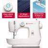 imageSINGER M3300 Lightweight ampamp Portable Sewing Machine With 97 Stitch Applications LED Light ampamp 1step Buttonhole  Used for Mending and SewingM1500