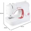 imageSINGER MX231 Lightweight ampamp Portable Sewing Machine with Accessory Kit ampamp Foot Pedal  97 Stitch Applications LED Light ampamp 1step Buttonhole  Great for Crafts ampamp MendingSewing Machine