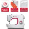 imageSINGER MX231 Lightweight ampamp Portable Sewing Machine with Accessory Kit ampamp Foot Pedal  97 Stitch Applications LED Light ampamp 1step Buttonhole  Great for Crafts ampamp MendingSewing Machine