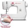 imageSINGER MX60 Lightweight ampamp Portable Sewing Machine with Accessory Kit ampamp Foot Pedal  57 Stitch Applications LED Light ampamp 4step Buttonhole  Great for Crafts ampamp MendingSewing Machine