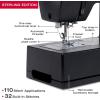 imageSINGER Sterling Edition Heavy Duty 4432 Sewing Machine with Accessory Kit  Strong Motor with Enhanced Piercing Power 110 Stitch Applications Full Metal frame ampamp 1step Buttonhole