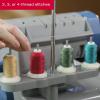 imageSINGER X5004HD Metal Frame Serger ampamp Overlock Machine  234 Stitch Capability 8 BuiltIn Stitches 1300 Stitches per minute Adjustable Differential Feed ampamp 2 LED Lights GreyBlue