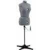 imageSINGER Female Adjustable Red Dress Form Fits Sizes 410 Pinnable Mannequin Body Torso with 360 Degree Hem Guide FoamBacked Fabric Exterior 12 Dials TriPod StandGray