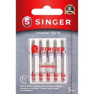 imageSINGER 04741 Regular Point Needles Size 10016 5 Count10016