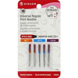 imageSINGER 04741 Regular Point Needles Size 10016 5 Count8012  9014  10016