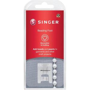 imageSINGER Beading Presser Foot for Serger  Add Beads Sequins ampamp Trims Easily  SnapOn Foot for SA Series Sergers  Fits 14CG754 14SH754 S0100 HD0400S X5004HD  Not for 4423 5705cSerger Beading