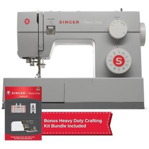 imageSINGER Big Holiday Value BundleHeavy Duty Sewing Machine Heavy Duty Crafting Presser Foot Kit SteamCraft 1700 Watt Steam Iron Powerful Performance Great for All Projects ampamp Fabrics Crafting