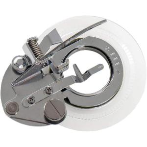 imageSINGER Flower Stitch Presser Foot  Create FlowerLike Circle Design  Perfect for Appliqu Covered Buttons and Fabric Embellishments  Adjustable Sizes  Compatible with LowShank Sewing Machines