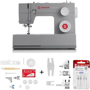 imageSINGER Heavy Duty 4423 High Speed Sewing Machine with Accessory Kit  Strong Motor With Enhanced Piercing Power 97 Stitch Applications Full Metal frame 1step Buttonhole ampamp LED Light4423 Exclusive Bundle