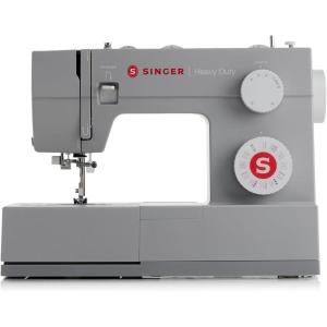 imageSINGER Heavy Duty 4452 High Speed Sewing Machine With Accessory Kit  Strong Motor with Enhanced Piercing Power 110 Stitch Applications Full Metal frame 1step Buttonhole ampamp LED Lights4452