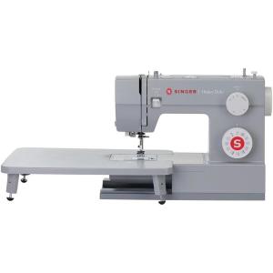 imageSINGER Heavy Duty 6380 Sewing Machine with Extension Table ampamp Accessory Kit  Strong Motor with Enhanced Piercing Power 110 Stitch Applications Full Metal frame 1step Buttonhole ampamp LED Light