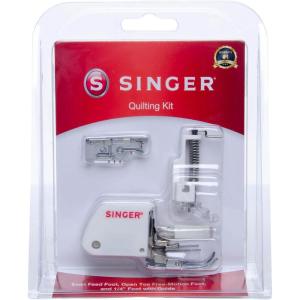 imageSINGER Home Dcor Presser Foot Kit  Includes Piping Bias Binder ampamp Ruffler Attachment  Perfect for Tailored Finishes Bias Binding ampamp Pleating  Compatible with SINGER Sewing MachinePresser Foot Kit