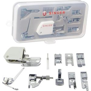 imageSINGER Home Dcor Presser Foot Kit  Includes Piping Bias Binder ampamp Ruffler Attachment  Perfect for Tailored Finishes Bias Binding ampamp Pleating  Compatible with SINGER Sewing MachineAccessory Kit