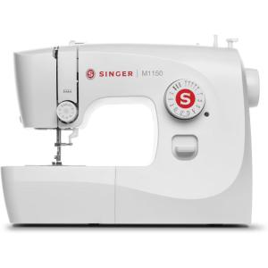 imageSINGER M1150 Lightweight ampamp Portable Sewing Machine With 45 Stitch Applications LED Light ampamp 4step Buttonhole  Used for Mending and SewingM1150 White