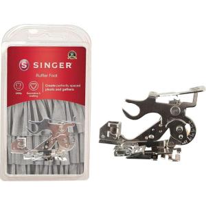 imageSinger 2500270 Sewing Machine Ruffler Attachment Presser Foot for LowShank Sewing Machines Silver