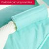imageSINGER  Machine Carrying Case Teal Color Spacious Case Fits Most Standard Sewing Machines and Sergers FullyPadded Interior Durable Canvas Exterior Easy Zip Large Front Pocket Easy TransportTeal