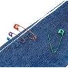 imageSINGER 00294 MetallicCoated Safety Pins Colors may vary and Sizes 35Count