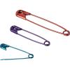 imageSINGER 00294 MetallicCoated Safety Pins Colors may vary and Sizes 35Count