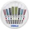 imageSINGER Chenille Needles in Dial Compact Assorted Sized Sewing Needles Sizes 20 22 24 26 Set of 24