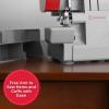 imageSINGER HD0450S Heavy Duty Serger  Overlock Machine with 234 Thread Capability 1300 StitchesMinute 60 Larger Cutting Knife Differential Feed Full Metal Frame ampamp Free Arm