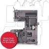 imageSINGER HD0450S Heavy Duty Serger  Overlock Machine with 234 Thread Capability 1300 StitchesMinute 60 Larger Cutting Knife Differential Feed Full Metal Frame ampamp Free Arm