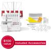 imageSINGER Professional 14T968DC HeavyDuty Metal Frame Serger Overlock and Accessory Kit with 2345 Stitch Capability Removeable Trim Trap 1300 Stitches per minute ampamp Self Adjusting White