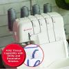 imageSINGER Professional S0700 HeavyDuty Serger Air Threading Overlock and Accessory Kit  432 Stitch Capability Extra High Presser Foot Lifter 1300 Stitches per minute ampamp Adjustable Stitch LengthS0700 Serger