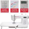 imageSINGER Quantum Stylist 9960 Computerized Sewing ampamp Quilting Machine with Extension Table Hard Case ampamp Accessories  600 Stitches Lettering LED Light 1Step Buttonhole ampamp HighEnd Touch ControlsC7290Q
