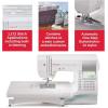 imageSINGER Quantum Stylist 9960 Computerized Sewing ampamp Quilting Machine with Extension Table Hard Case ampamp Accessories  600 Stitches Lettering LED Light 1Step Buttonhole ampamp HighEnd Touch Controls9960 Sewing Machine