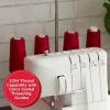 imageSINGER S1478 Serger with Accessory Kit  Overlock Machine with 234 Stitch Capability 1200 StitchesMinute Differential Feed LED Light ampamp Free Arm White
