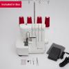 imageSINGER S1478 Serger with Accessory Kit  Overlock Machine with 234 Stitch Capability 1200 StitchesMinute Differential Feed LED Light ampamp Free Arm White