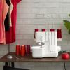 imageSINGER S1478 Serger with Accessory Kit  Overlock Machine with 234 Stitch Capability 1200 StitchesMinute Differential Feed LED Light ampamp Free Arm White