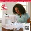 imageSINGER SE9180 Sewing ampamp Embroidery Machine  250 Builtin Stitches 150 Embroidery Designs 10 Fonts 1Step Buttonhole 7quot Touchscreen Automatic Needle Threader ampamp WiFi Connectivity