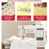 imageSINGER SE9180 Sewing ampamp Embroidery Machine  250 Builtin Stitches 150 Embroidery Designs 10 Fonts 1Step Buttonhole 7quot Touchscreen Automatic Needle Threader ampamp WiFi Connectivity