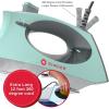 imageSINGER SteamCraft Plus 20 Steam Iron 1800W  Steamer with Stainless Steel Plate OnPoint Precision Tip Vertical Steam Auto Shutoff ampamp 300ml Tank Capacity  BlackMint