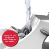 imageSINGER SteamCraft Steam Iron 1700W  Steamer with Stainless Steel Plate OnPoint Precision Tip for HardtoReach Areas Vertical Steam Auto Shutoff ampamp 300ml Tank Capacity  PinkWhite