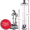 imageSINGER SteamWorks Pro 20 1500W  Standing Steamer for Clothes  4 Steam Settings Strong Penetrating Steam 45 Second Heatup ampamp 25l Tank Capacity for WrinkleFree Results  WhiteBlueWhiteBlue