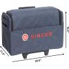 imageSINGER Universal Sewing Machine Carrying Case with Wheels 205quot  Durable Padded Roller Bag with Retractable Handle ampamp Wheels  Perfect for Travel ampamp Storage