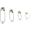 imageSinger 00225 Assorted Steel and Brass Safety Pins Multisize 50Count