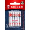 imageSINGER Ball Point Sewing Machine Needles Size 80125 Count10016