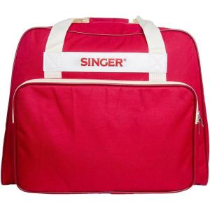 imageSINGER  Machine Carrying Case Teal Color Spacious Case Fits Most Standard Sewing Machines and Sergers FullyPadded Interior Durable Canvas Exterior Easy Zip Large Front Pocket Easy TransportBrick