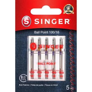 imageSINGER Ball Point Sewing Machine Needles Size 80125 Count11018