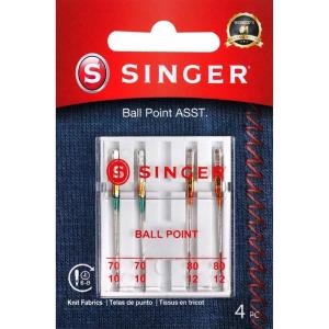 imageSINGER Ball Point Sewing Machine Needles Size 80125 Count7009