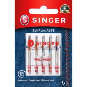 imageSINGER Ball Point Sewing Machine Needles Size 80125 Count8011